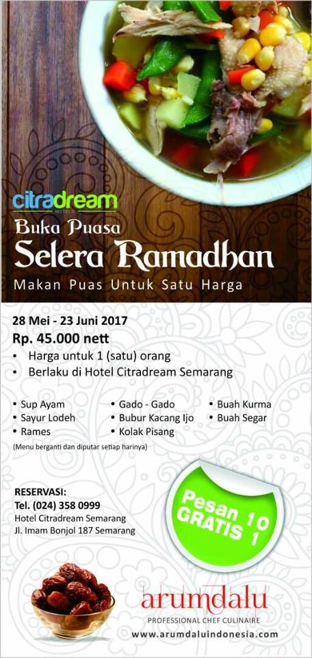 Hotel Citradream Semarang Buka Bersama